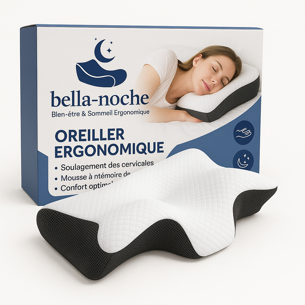 SomniaFlex™ Soulagement Cervical & Sommeil Réparateur